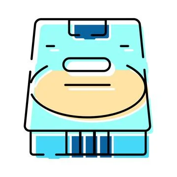 Top view of a sandpit stadium playground Stock Illustration