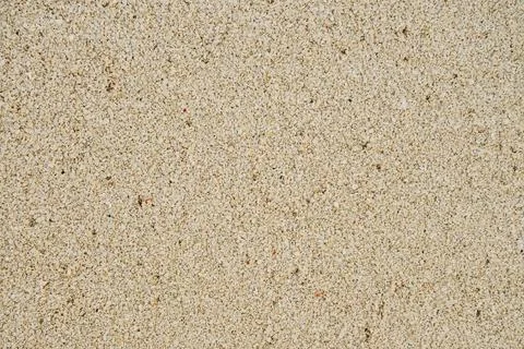 Top view of sandy beach. Stock Photos