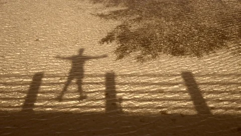 Top view of the sandy seabed. Stock Footage 121355667