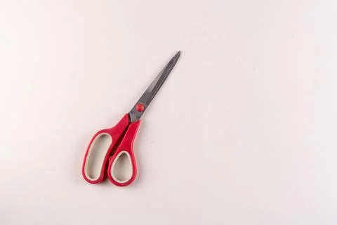 Top View of Scissors Foto stock