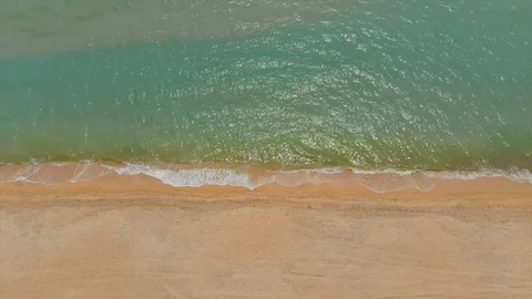 Top view of the sea beach Stock Footage 89882560