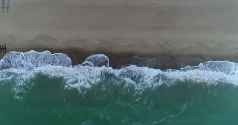 Top view on the sea Stock Footage 91614181