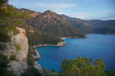 Top view of the sea Stock Photos