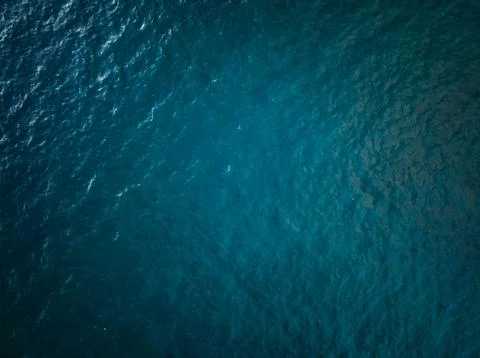 Top view sea surface waves texture background 写真素材