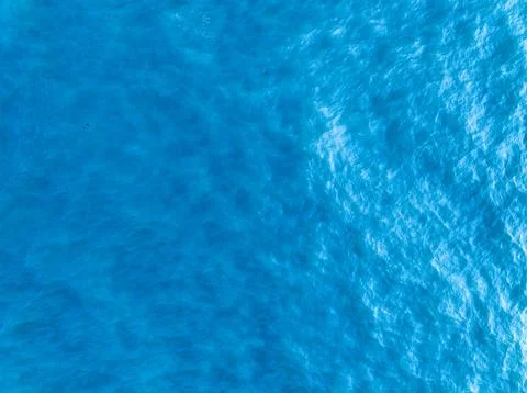 Top view sea surface waves texture background Foto stock