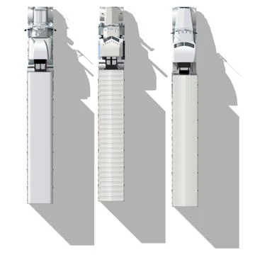Top-view semi-trucks set Illustrazione stock