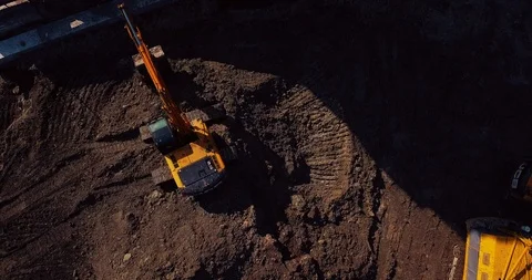Top view setting up career preparation work equipment and people Stock Footage 127216128