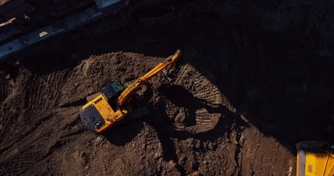 Top view setting up career preparation work equipment and people Stock Footage 127216198
