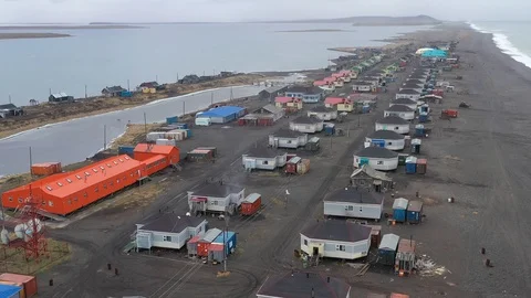 The top view on the settlement of Inchoun. Stock Footage 120823006