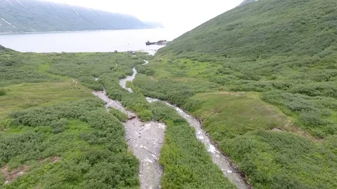 Top view of ships of Coast Guard of Federal Security Service of Russia Video stock 104182267