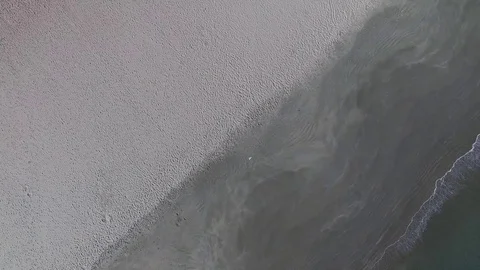 Top View of Shore in the beach Stock Footage 71183339
