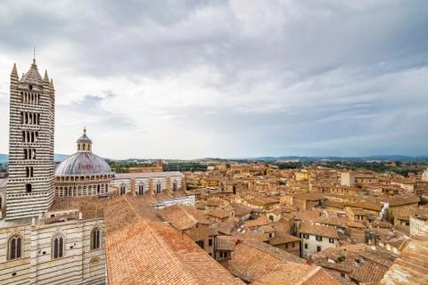Top view of Siena Stock Photos