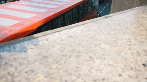 Top View Sightseeing Bus Cologne Stock Footage 96942698