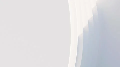 Top view of simple empty white podium stage background. Futuristic technology 스톡 동영상 203807084