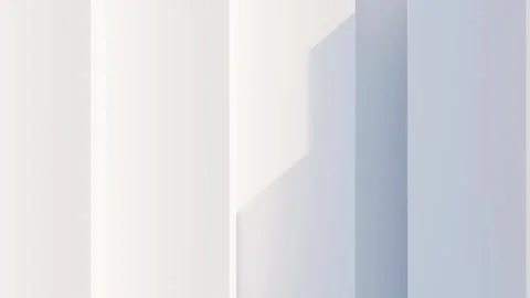 Top view of simple empty white podium stage background. Futuristic technology 스톡 동영상 203807131