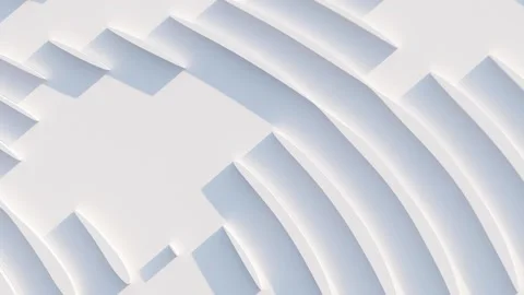 Top view of simple empty white podium stage background. Futuristic technology 스톡 동영상 211311640