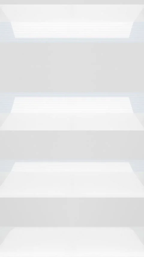 Top view of simple empty white podium stage background. Futuristic technology 스톡 동영상 245276452