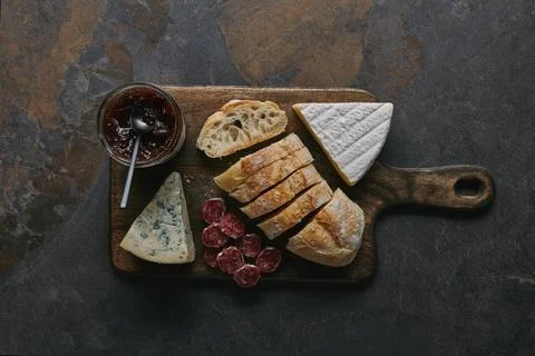 Top view sliced bread delicious 写真素材