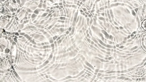 Top view slow motion of drop falls into water and diverging circles of water Stock-Footage 252143076