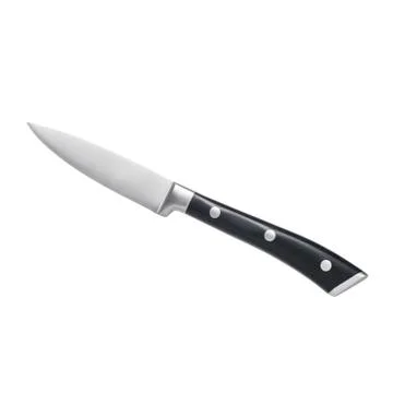 Top view small knife on white background Stock Photos