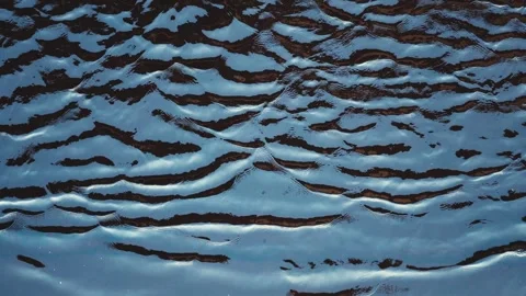Top View of Small Waves Stock Footage 246945224