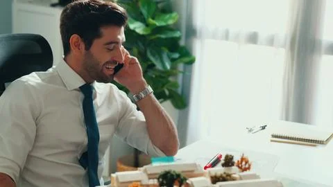 Top view of smart team write sticky notes and stick note at table. Alimentation. Stock Photos