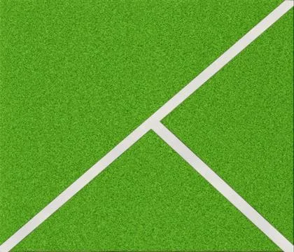 Top view of soccer field Illustrazione stock