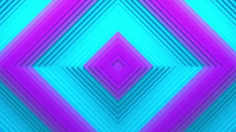 Top view on square blinds oscillation with color waves.. Minimal clean corporate Stock Footage 284740985