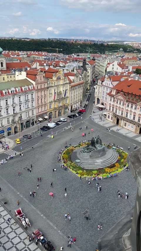 Top view of the square Stock Footage 224718690