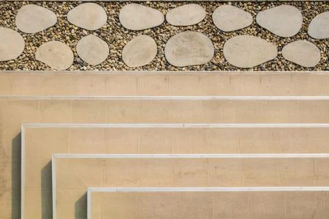 Top view of stair steps Stock Photos