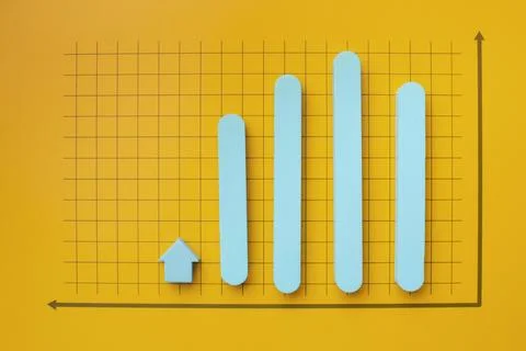 Top view statistics presentation Set Stock Illustration