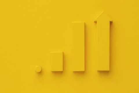 Top view statistics presentation Set Иллюстрация