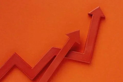 Top view statistics presentation Set Stock Photos