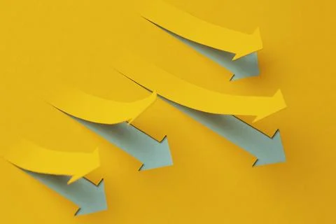 Top view statistics presentation Set Stock Photos
