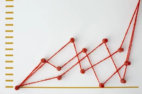Top view statistics presentation Set Stock Photos