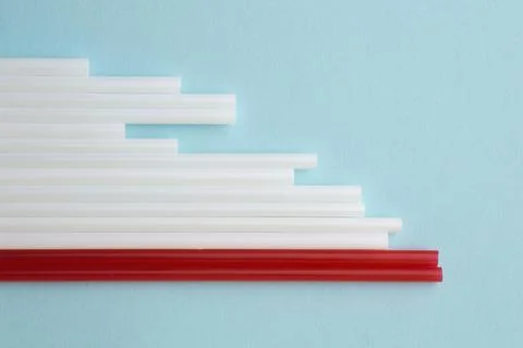 Top view statistics presentation Set Stock Photos
