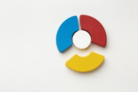 Top view statistics presentation Set Stock Photos