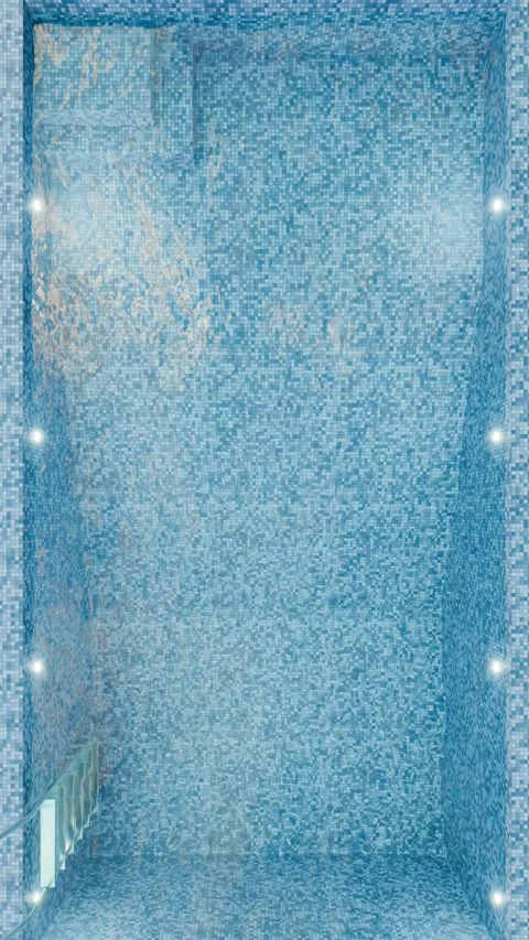 Top view of Swimming pool Stock Footage 302277335