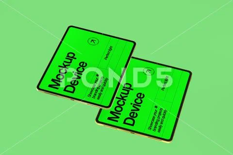 Top View Tablet Mockup PSD Template