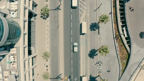 Top View of Tel Aviv Video stock 220149726