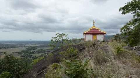Top view temple Stock Footage 77748443