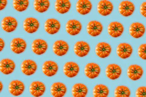 Top view of Tomatoes Background 写真素材