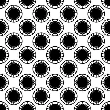 Top view trampoline pattern seamless vector 스톡 일러스트