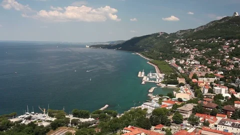 Top View of Trieste Stock Footage 109435366