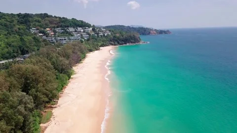 Top view of tropical beach Stock Footage 161539033