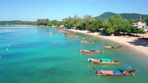 Top view of tropical beach Stock Footage 161539175