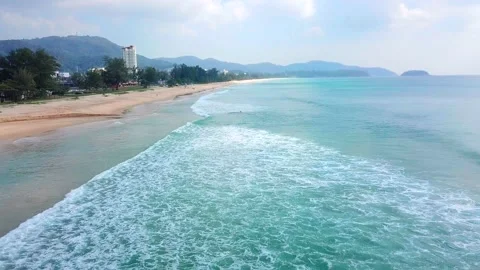 Top view of tropical beach Stock Footage 161729076