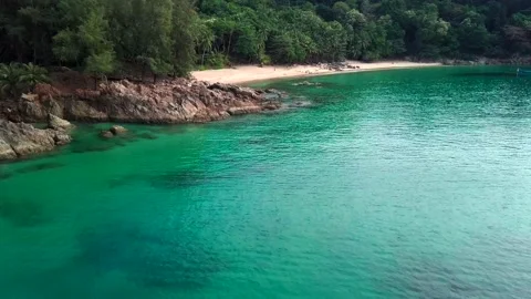Top view of tropical beach Stock Footage 162026925