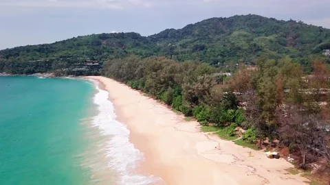 Top view of tropical beach Stock Footage 162611383