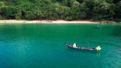 Top view of tropical beach Stock Footage 162611463